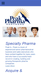 Mobile Screenshot of peakpharmapartners.com